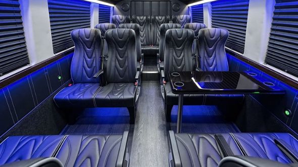 meridian 20 passenger sprinter van interior