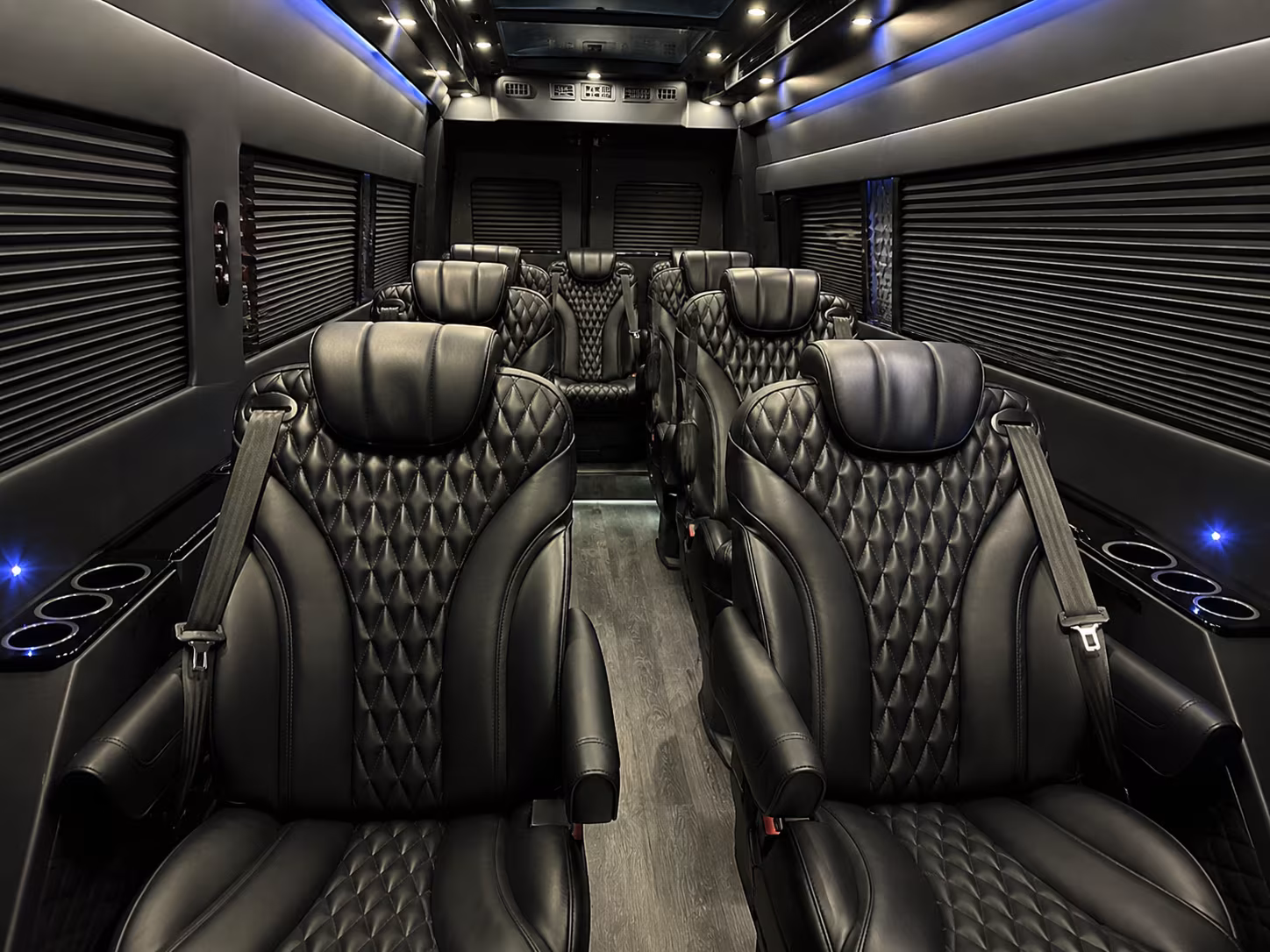 meridian 12 passenger sprinter van inside