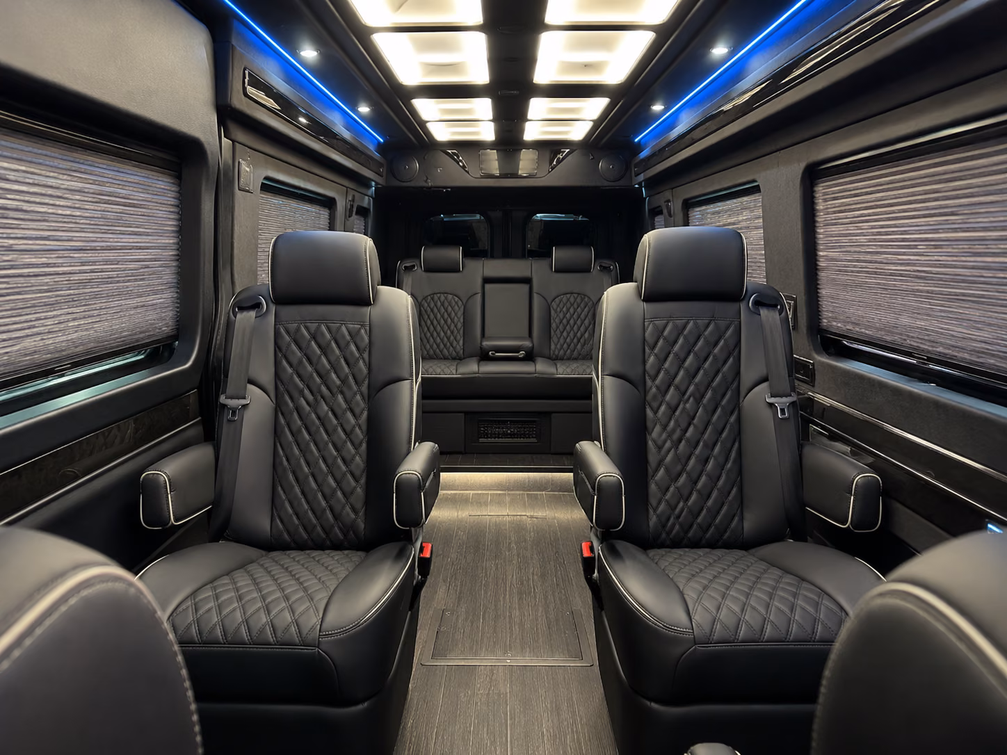 meridian 15 passenger sprinter van interior