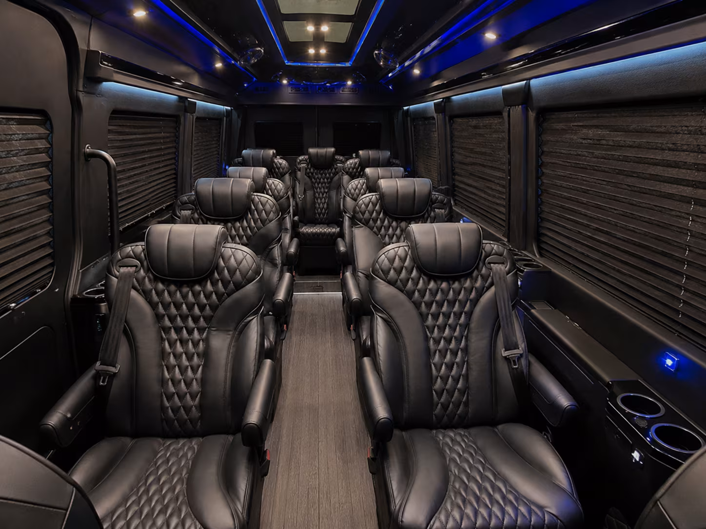 meridian 20 passenger sprinter van interior