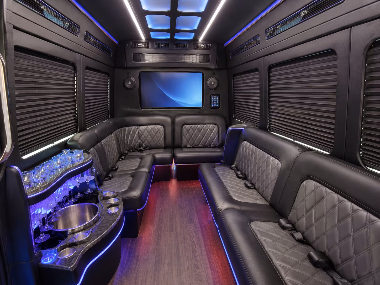 meridian sprinter limousine inside