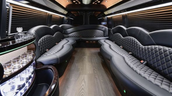 sprinter limousine inside meridian